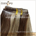 Handtied European 100% remy human hair extensions skin weft